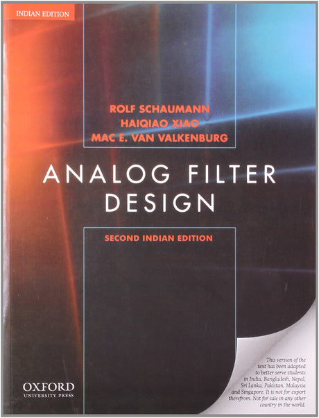 ANALOG FILTER DESIGN,INDIAN 2E - Retail Maharaj