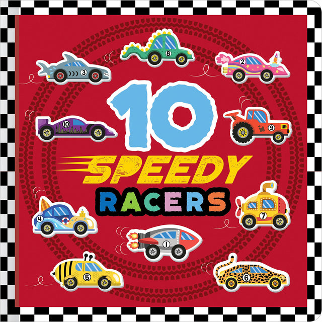Count Down Board Books 10 Speedy Racers - Retail Maharaj