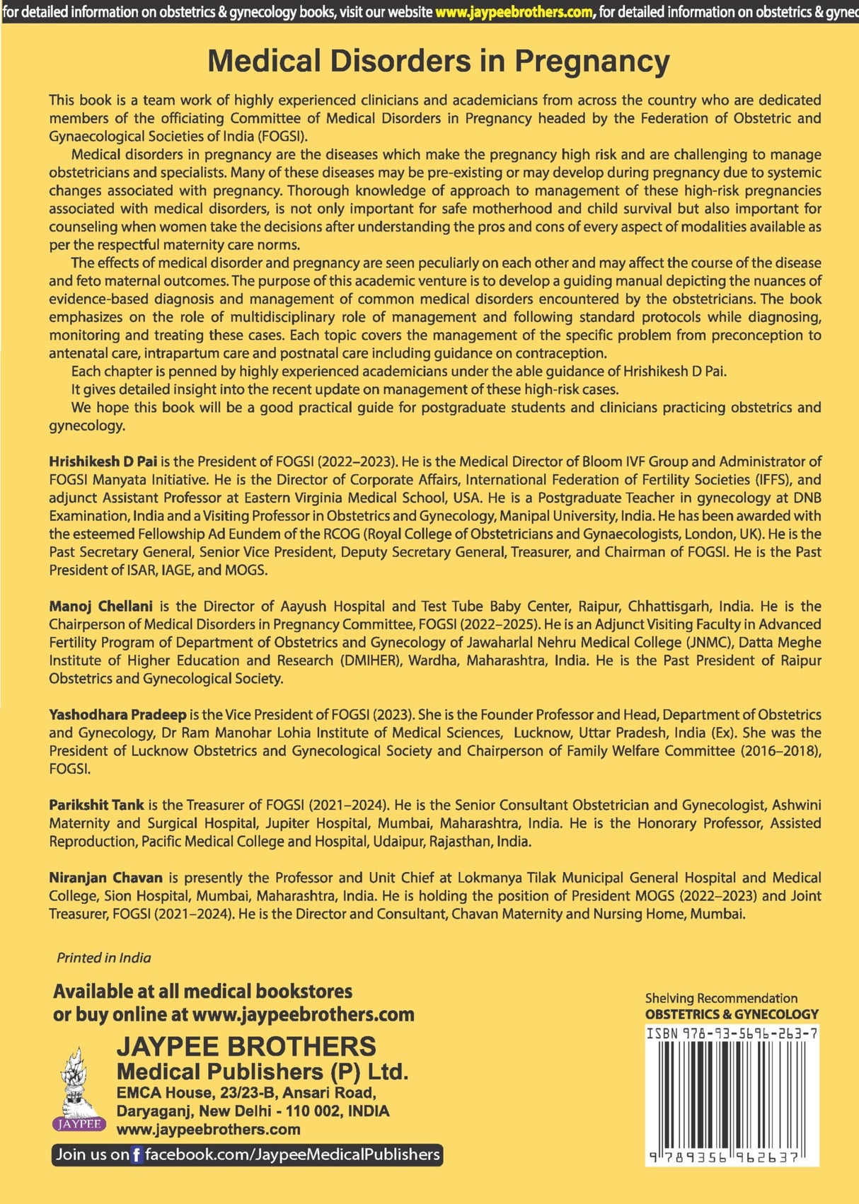 Medical Disorders in Pregnancy - Retail Maharaj