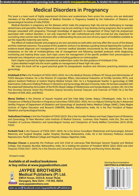 Medical Disorders in Pregnancy - Retail Maharaj