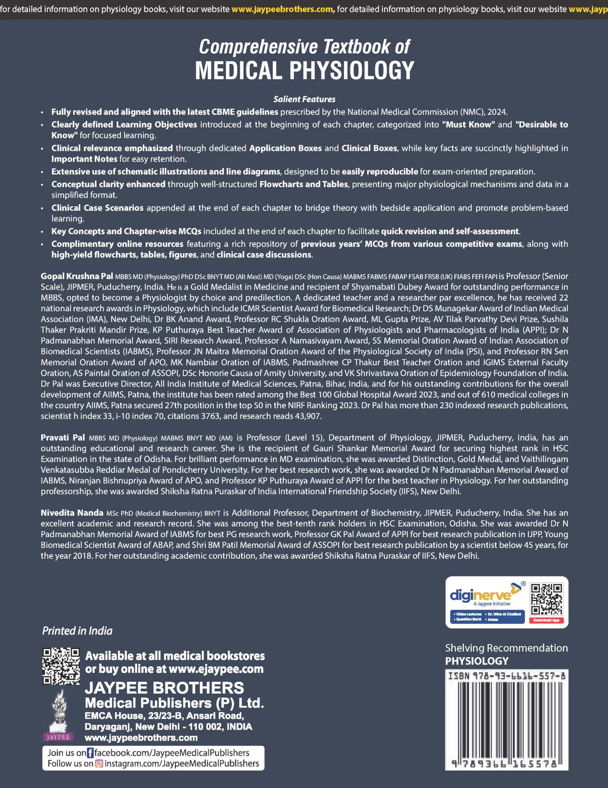COMPREHENSIVE TEXTBOOK OF MEDICAL PHYSIOLOGY(2VOLS) WITH CASE SCENARIOS & CLINICAL APPLICATIONS - Retail Maharaj
