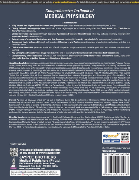 COMPREHENSIVE TEXTBOOK OF MEDICAL PHYSIOLOGY(2VOLS) WITH CASE SCENARIOS & CLINICAL APPLICATIONS - Retail Maharaj