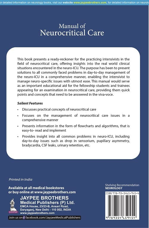 MANUAL OF NEUROCRITICAL CARE - Retail Maharaj