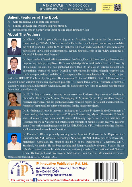 A to Z MCQs in Microbiology (For UGC-CSIR NET Life Sciences Exam) - Retail Maharaj