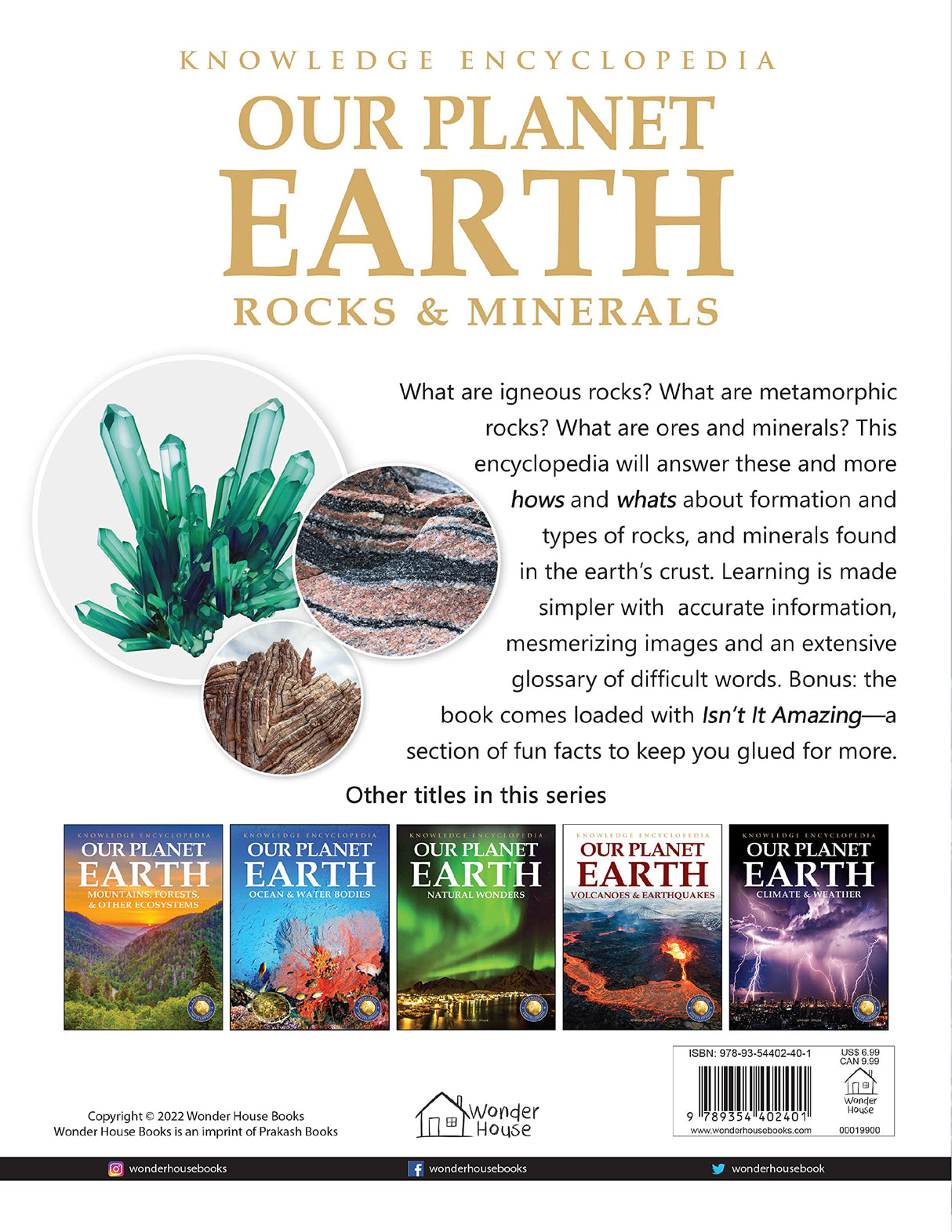 Knowledge Encyclopedia For Children - Our Planet Earth: Rock & Minerals - Retail Maharaj