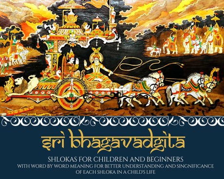 Spiritual Growth and Wellbeing Set For Kids; Set of 4 Books Hanuman Chalisa For Children and Beginners; Vedic Mantras For Kids; The Little Chanakya and Sri Bhagavadgita Slokas For Kids - Retail Maharaj