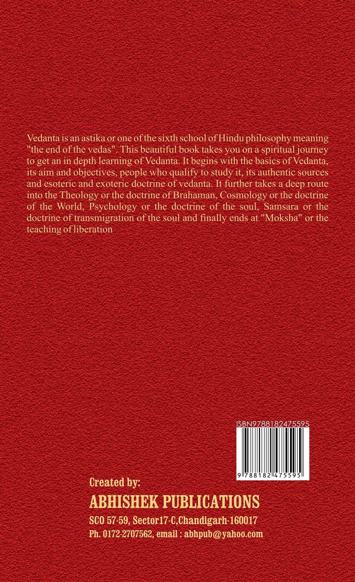 System of The Vedanta - Retail Maharaj