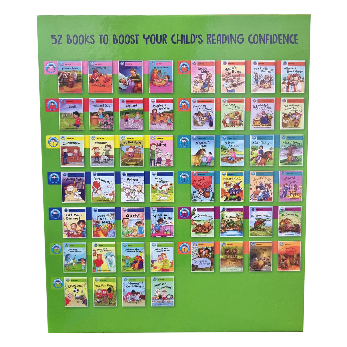 More Start Reading Series 52 Books Collection Set (The Winter Cave, Rushing River, Danger in the Forest, A Wolf in the Woods, The Spotless Pig & More...) - Retail Maharaj