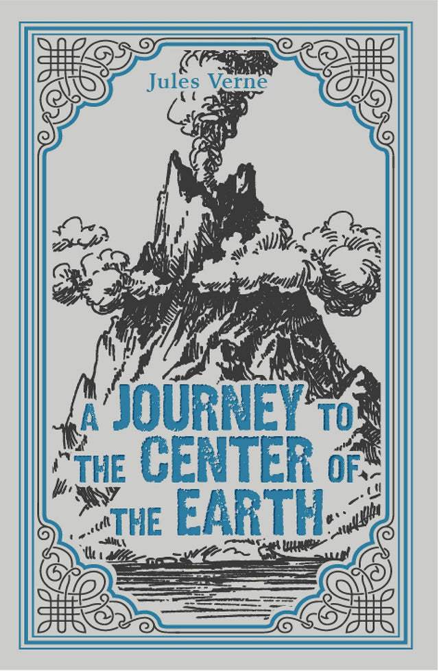 A Journey to the Center of the Earth, Jules Verne Classic Novel, (Otto Lidenbrock, Journey to Earth's Core, Original Science Fiction), Ribbon Page Marker, Perfect for Gifting - Retail Maharaj