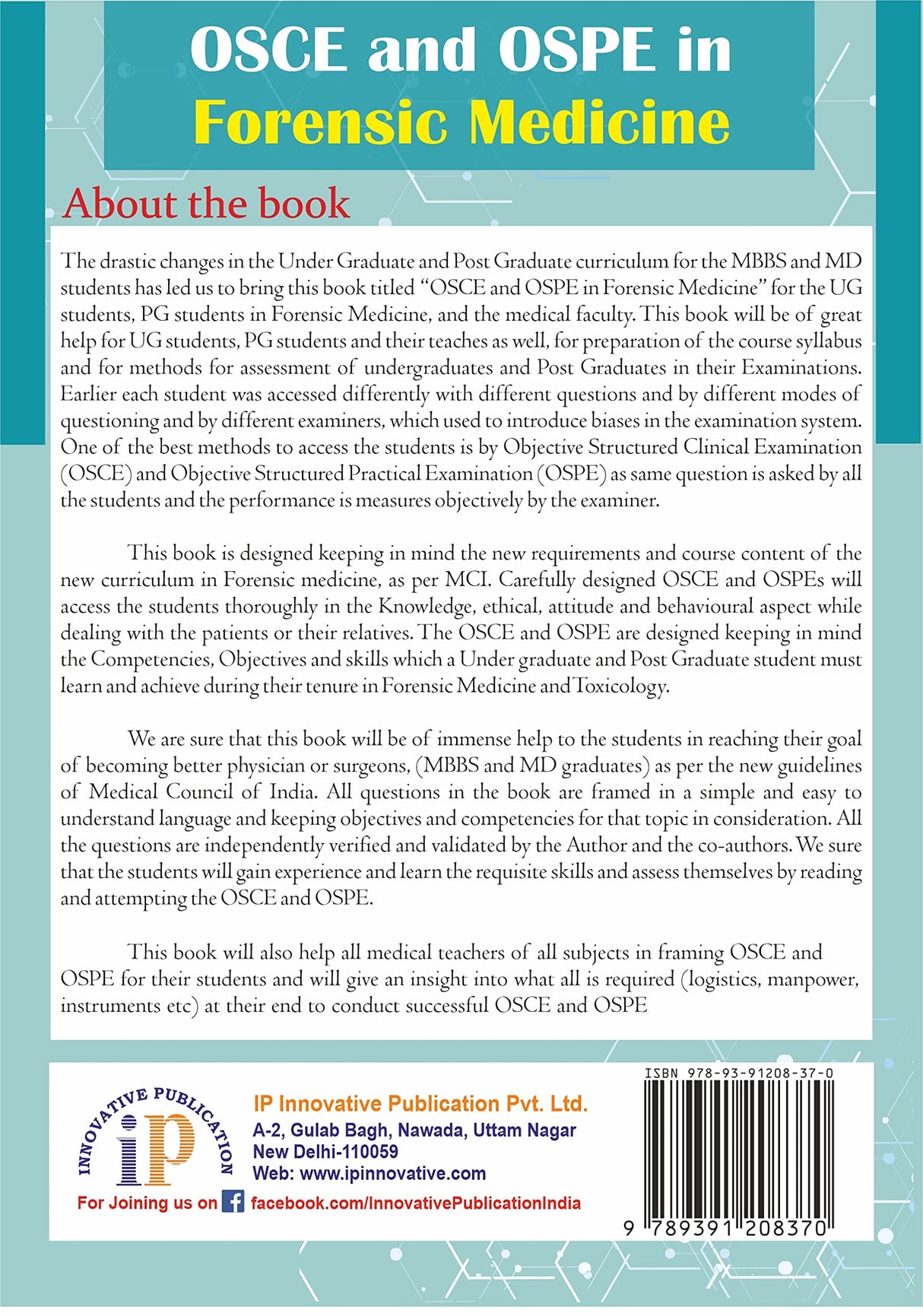OSCE and OSPE in Forensic Medicine (First Edition, 2021) - Retail Maharaj