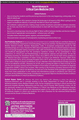 RECENT ADVANCES IN CRITICAL CARE MEDICINE 2024 - Retail Maharaj