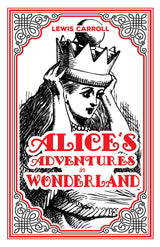 Alice's Adventures in Wonderland Lewis Carroll Classic Novel,(Down the Rabbit Hole-tale of Self Discovery and Curiosity), Ribbon Page Marker, Perfect for Gifting - Retail Maharaj