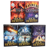 The Heroes of Olympus by Rick Riordan The Complete 5 Books Collection Set (Lost Hero, Son of Neptune, Mark of Athena, House of Hades) - Retail Maharaj
