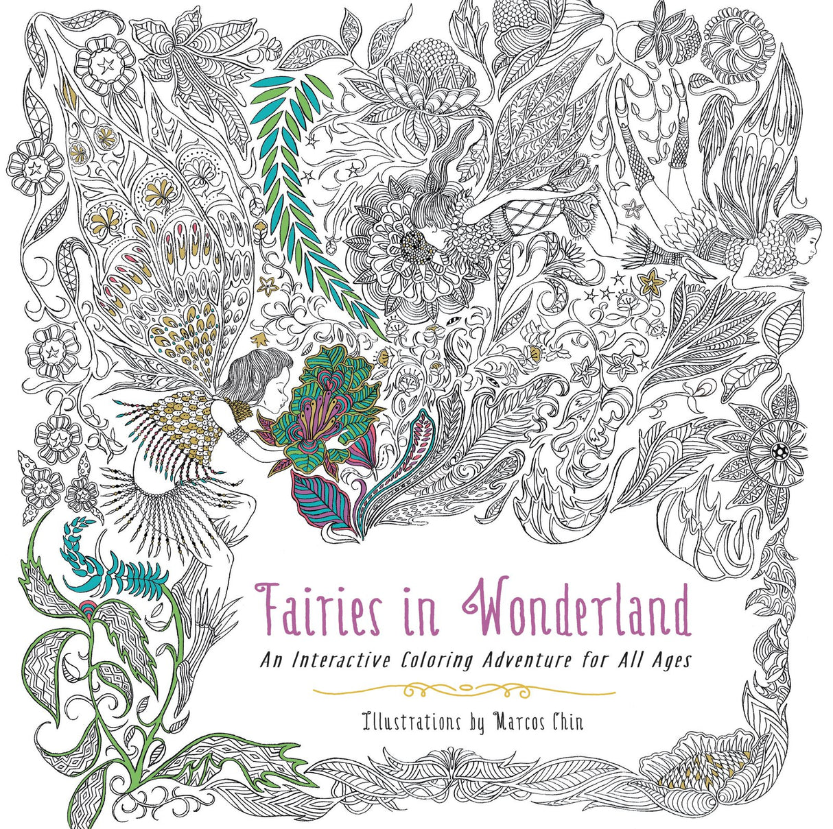Fairies in Wonderland: An Interactive Coloring Adventure for All Ages - Retail Maharaj