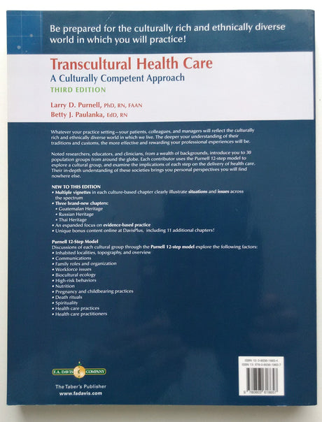(OLD)TRANSCULTURAL HEALTH CARE:A CULTURALLY COMPETENT APPROACH - Retail Maharaj