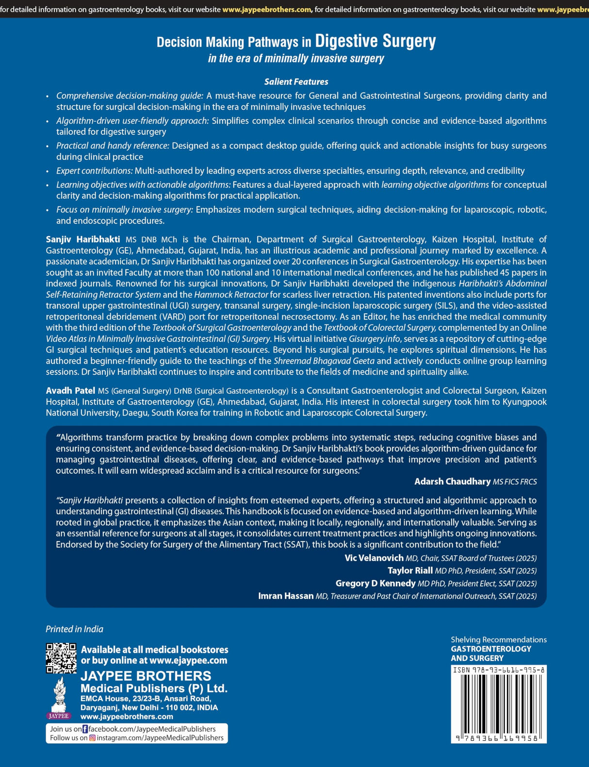 DECISION-MAKING PATHWAYS IN DIGESTIVE SURGERY: IN THE ERA OF MINIMALLY INVASIVE SURGERY - Retail Maharaj