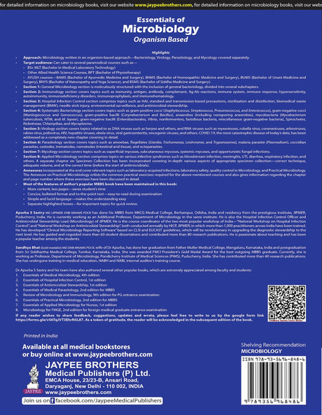 ESSENTIALS OF MICROBIOLOGY ORGANISM BASED - Retail Maharaj