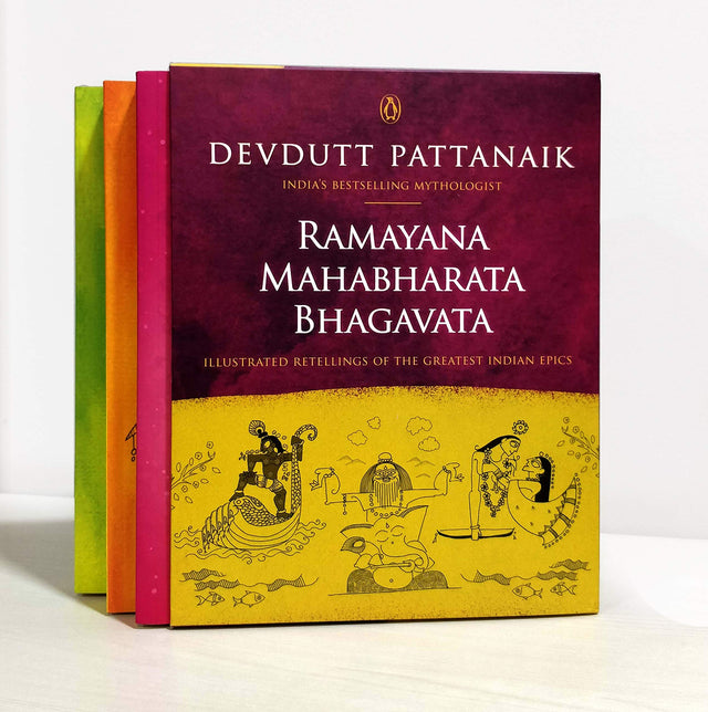 Ramayana,Mahabharata,Bhagavata:(Boxset) - Retail Maharaj