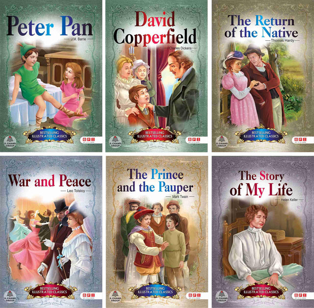 Classics for Girls 3 : Illustrated and Abridged Classic Books (Set of 6 books) - Retail Maharaj