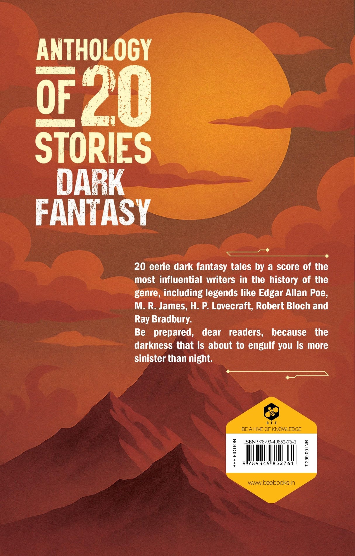 Anthology of 20 Stories Dark Fantasy | Bestselling Collection | 10th Anniversary Edition | Edited by Souvik Chakraborty - Retail Maharaj