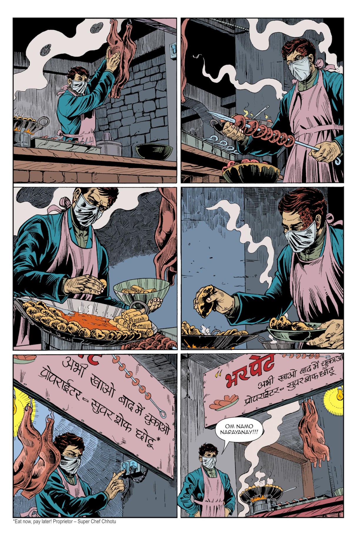 Alpha Comics | Bawarchi | The Blood Chef | Issue 1 | Graphic Novel | New Release | English | Paperback - Retail Maharaj