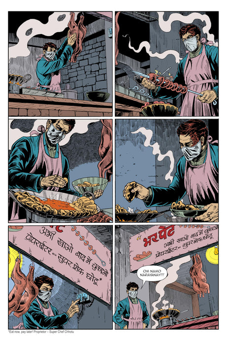 Alpha Comics | Bawarchi | The Blood Chef | Issue 1 | Graphic Novel | New Release | English | Paperback - Retail Maharaj