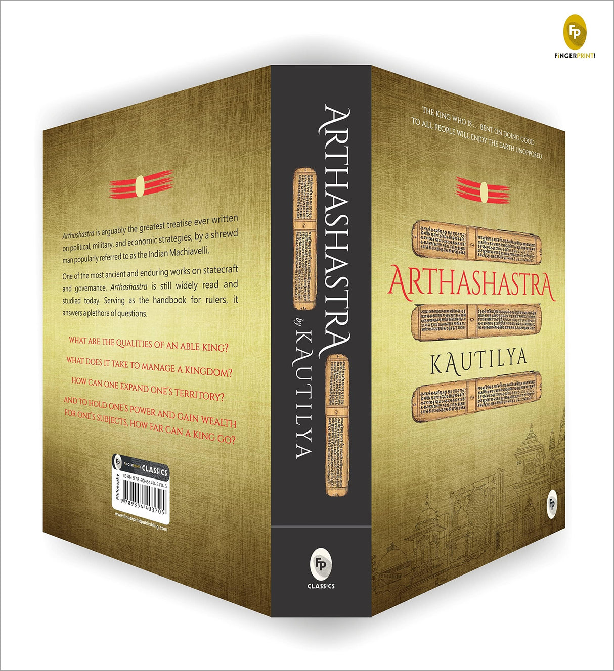Arthashastra By Kautilya - A Masterpiece On Economic Policies | Ancient Indian Political Philosophy | Hindu Spiritual Wisdom | Timeless Teachings | Practical Guidance [Paperback] - Retail Maharaj