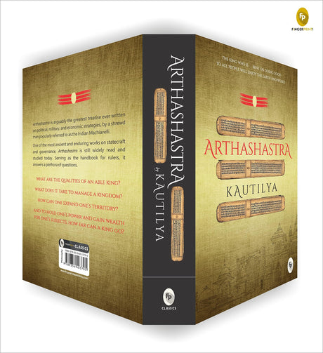 Arthashastra By Kautilya - A Masterpiece On Economic Policies | Ancient Indian Political Philosophy | Hindu Spiritual Wisdom | Timeless Teachings | Practical Guidance [Paperback] - Retail Maharaj