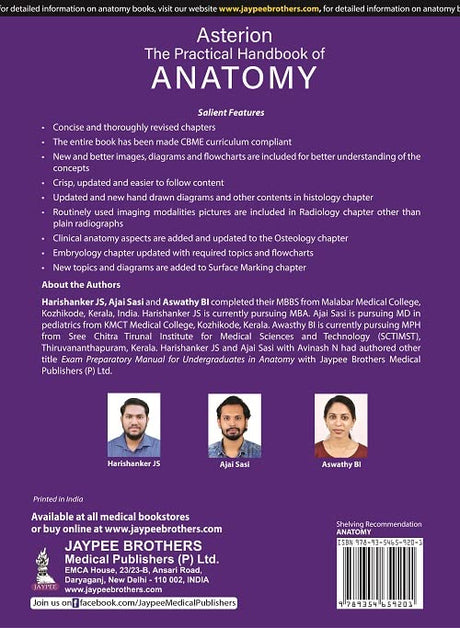 ASTERION: THE PRACTICAL HANDBOOK OF ANATOMY - Retail Maharaj