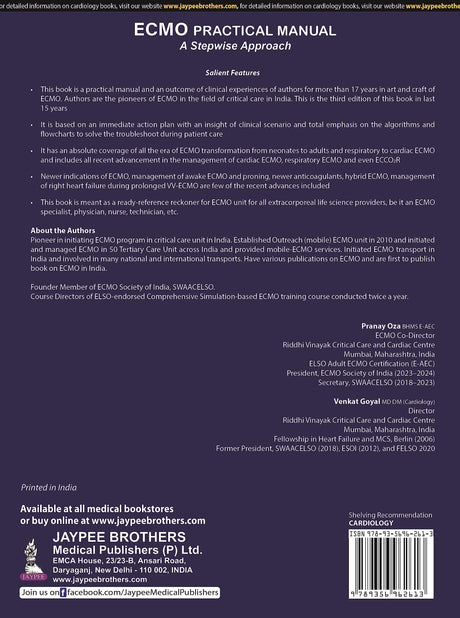 ECMO PRACTICAL MANUAL: A STEPWISE APPROACH - Retail Maharaj