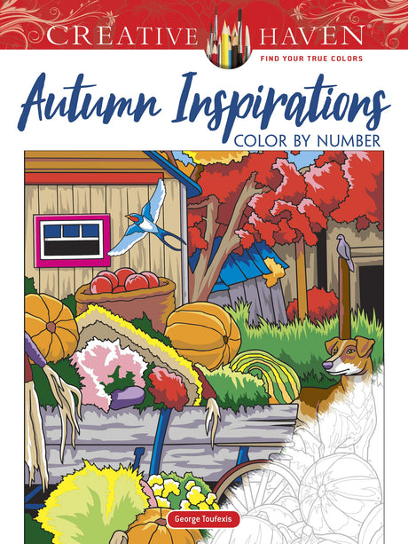 Creative Haven Autumn Inspirations Color by Number - Retail Maharaj