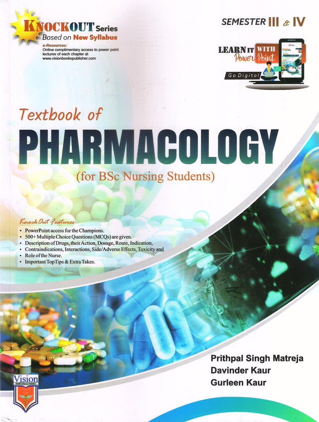 Textbook of Pharmacology for BSc Nursing Students - Retail Maharaj