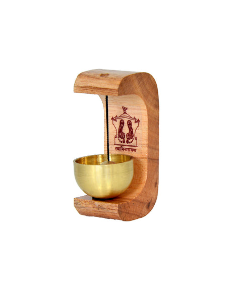 Door Bell Wooden - Retail Maharaj