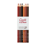Conte A Paris Sanguine Sketching Pencil Set for Figure Drawing Shading and Artistic Sketch - Retail Maharaj
