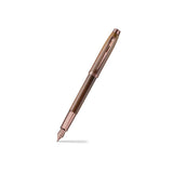 Sheaffer 100 Coffee Edition Matt Brown Pen with Regal Brown PVD Trim - Retail Maharaj