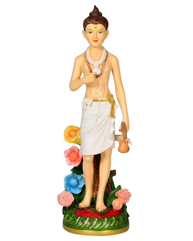Nilkanth Varni 12" Polyresin Murti - Retail Maharaj