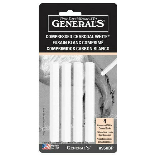 General’s White Charcoal Sticks Square Compressed - Retail Maharaj