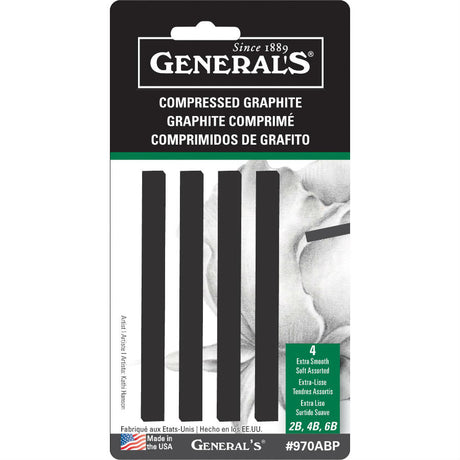 General’s Compressed Graphite Sticks Extra Smooth Soft Assorted Pack - Retail Maharaj