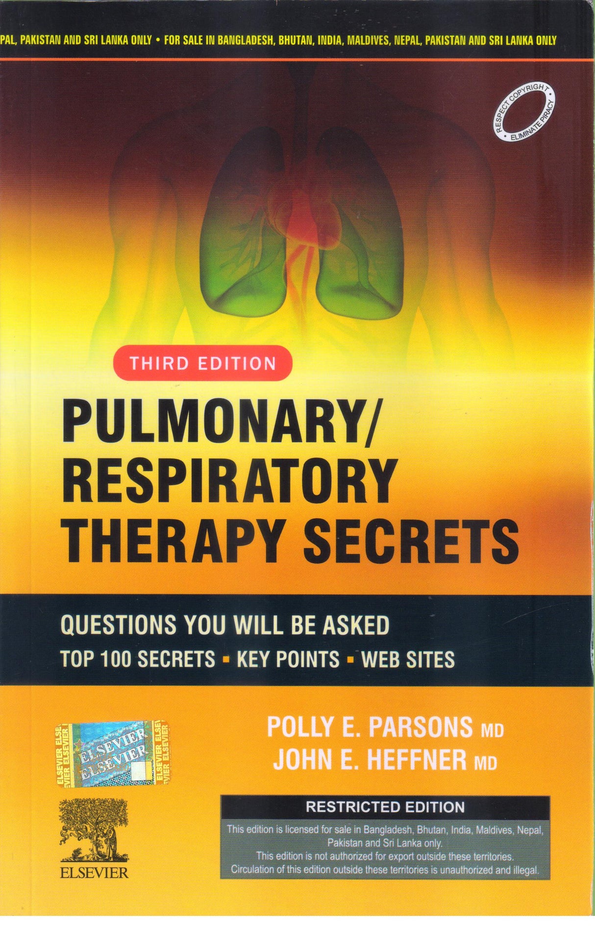 Pulmonary Respiratory Therapy Secrets 3rd SAE/2025 - Retail Maharaj