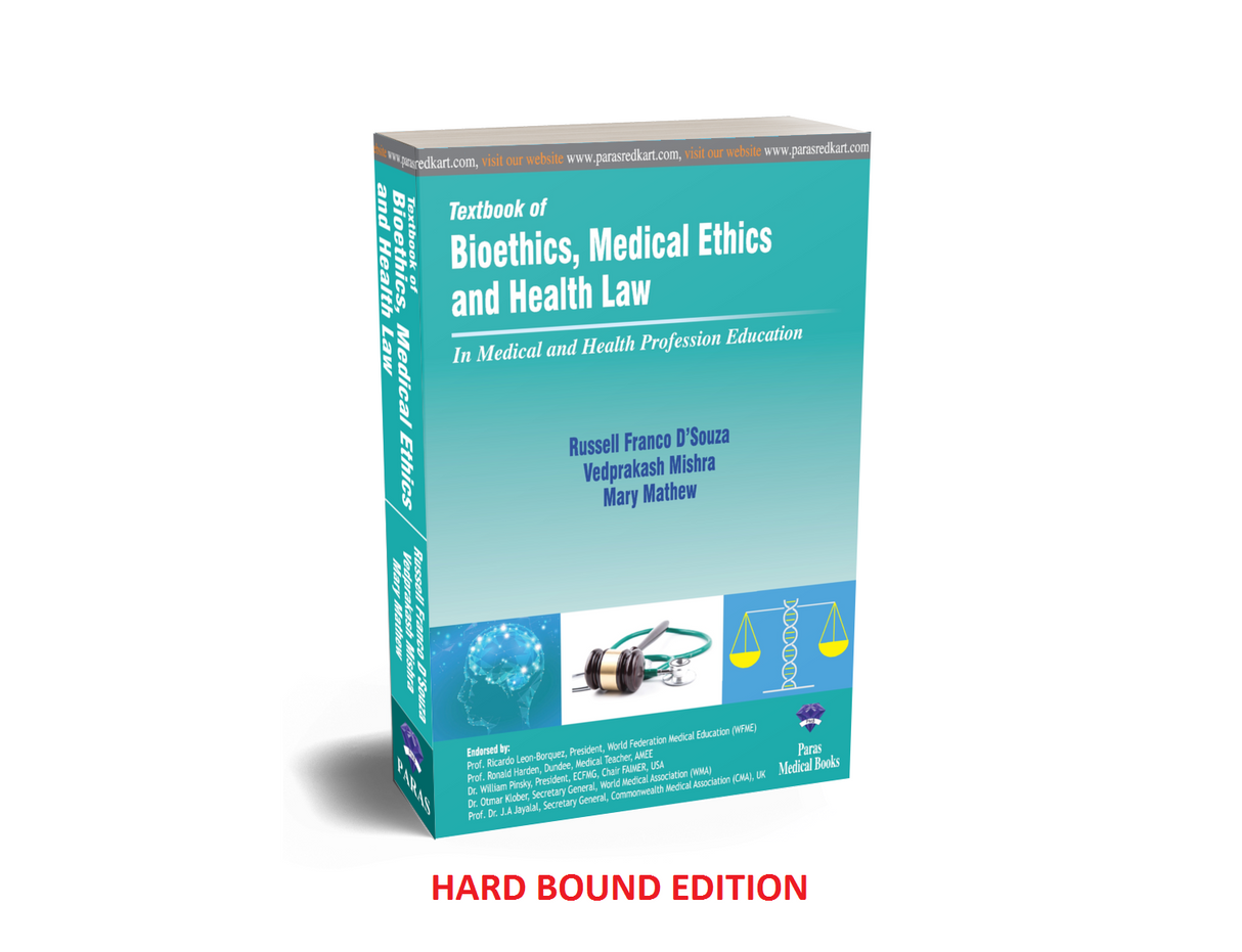 Textbook of Bioethics, Medical Ethics and Health Law 1st/2023 (Hard-bound Edition) - Retail Maharaj