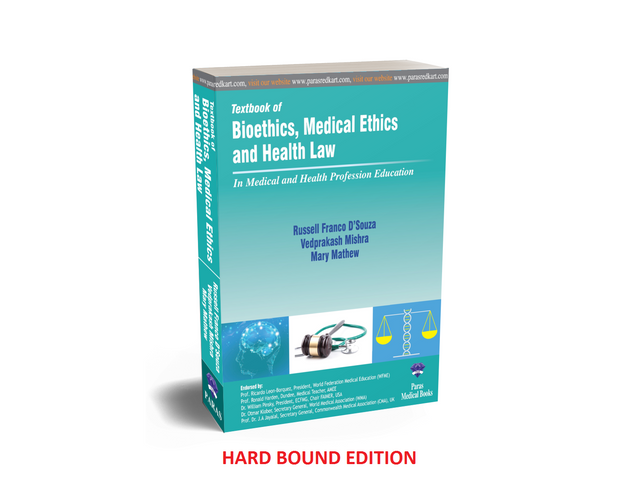 Textbook of Bioethics, Medical Ethics and Health Law 1st/2023 (Hard-bound Edition) - Retail Maharaj
