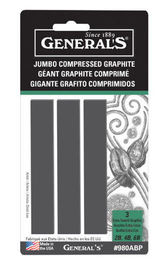 GENERAL’S Compressed Graphite Sticks Assorted Pack Extra Smooth 980ABP - Retail Maharaj