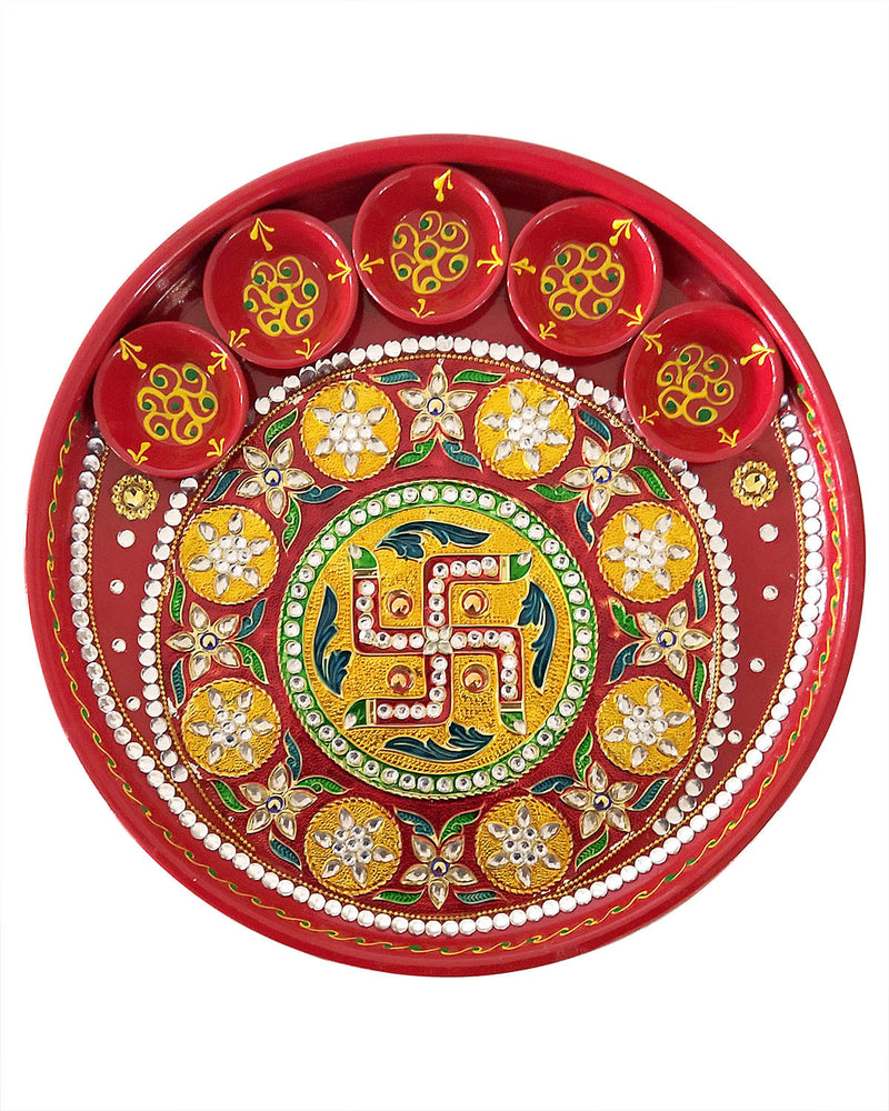 Puja Dish Swastik