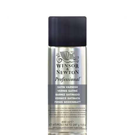 Winsor & Newton Professional Satin Varnish Spray 400 ml - Retail Maharaj