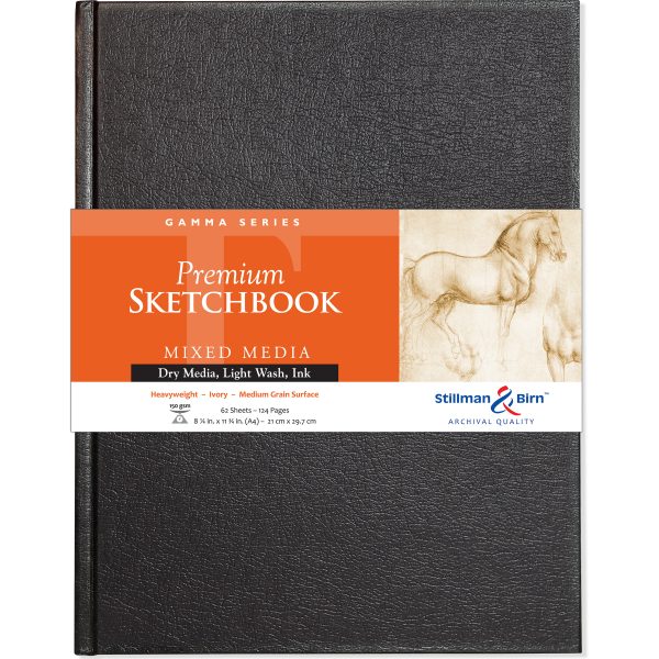 Stillman Birn Gamma Series Ivory Medium Grain Sketchbook - Retail Maharaj