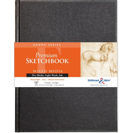 Stillman Birn Gamma Series Ivory Medium Grain Sketchbook - Retail Maharaj