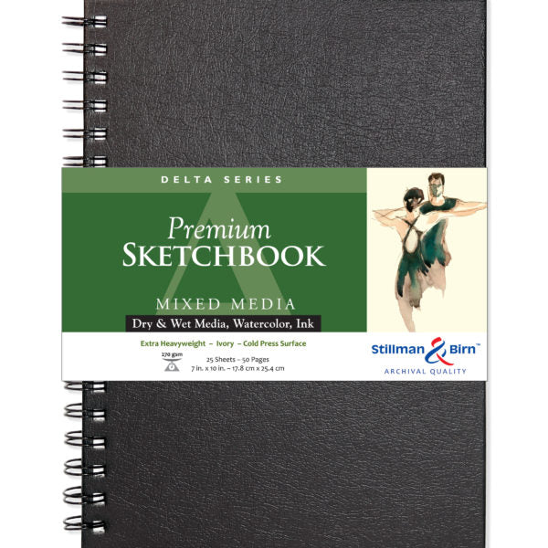 Stillman and Birn Delta Series Ivory Sketchbook for Watercolor and Mixed Media - Retail Maharaj