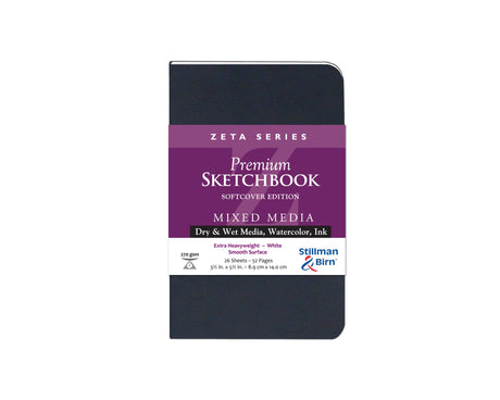 Stillman Birn Zeta Series Extra Heavyweight Smooth Paper Sketchbook Open Stock - Retail Maharaj