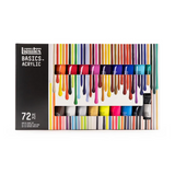 Liquitex Basics Acrylic Colour Paint Set 72 Tubes Assorted - Retail Maharaj