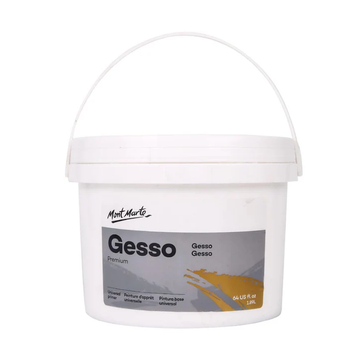 Mont Marte Gesso Tub 64oz 1.8 Litre - Retail Maharaj